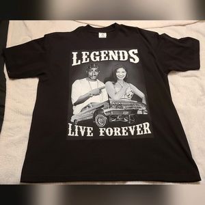 Tupac selena t shirt